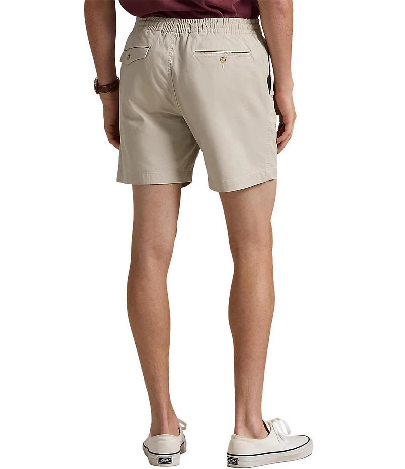 Polo Ralph Lauren Classic-Fit Stretch Prepster Flat-Front 6#double; Inseam Chino Shorts