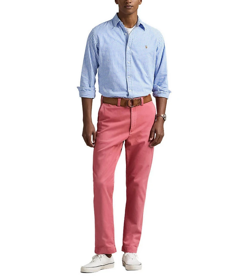 Polo Ralph Lauren Classic Fit Gingham Oxford Long Sleeve Plaid Shirt