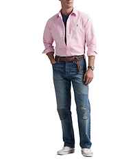 Polo Ralph Lauren Classic Fit Gingham Oxford Long Sleeve Plaid Shirt