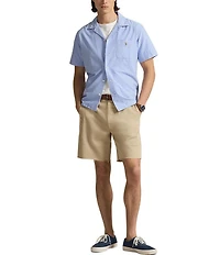 Polo Ralph Lauren Classic Fit Gingham Oxford Short Sleeve Woven Camp Shirt