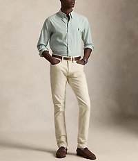 Polo Ralph Lauren Classic Fit Gingham Stretch Poplin Long Sleeve Woven Shirt