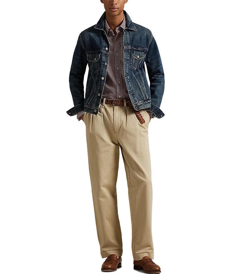 Polo Ralph Lauren Classic Fit Gingham Stretch Poplin Long Sleeve Woven Shirt