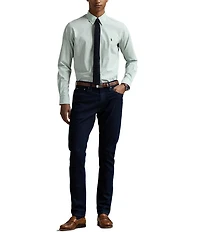 Polo Ralph Lauren Classic Fit Gingham Stretch Poplin Long Sleeve Woven Shirt