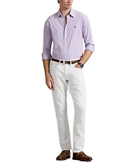 Polo Ralph Lauren Classic Fit Gingham Stretch Poplin Long Sleeve Woven Shirt