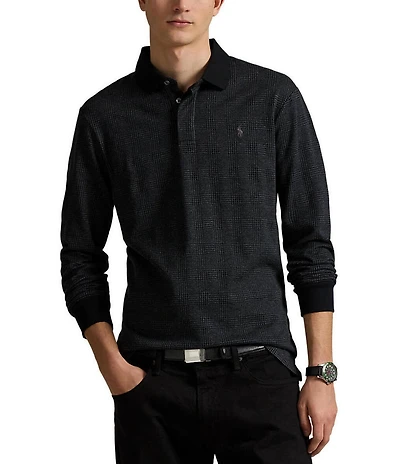 Polo Ralph Lauren Classic Fit Glen Plaid Long Sleeve Polo Shirt