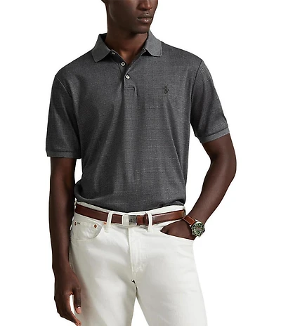 Polo Ralph Lauren Classic Fit Glen Plaid Soft Cotton Short Sleeve Polo Shirt