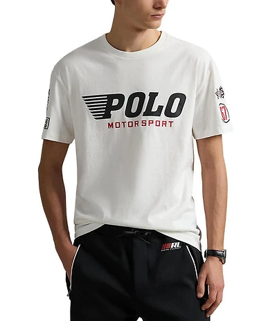 Polo Ralph Lauren Classic Fit Motor Sport Graphic Jersey Short Sleeve T-Shirt