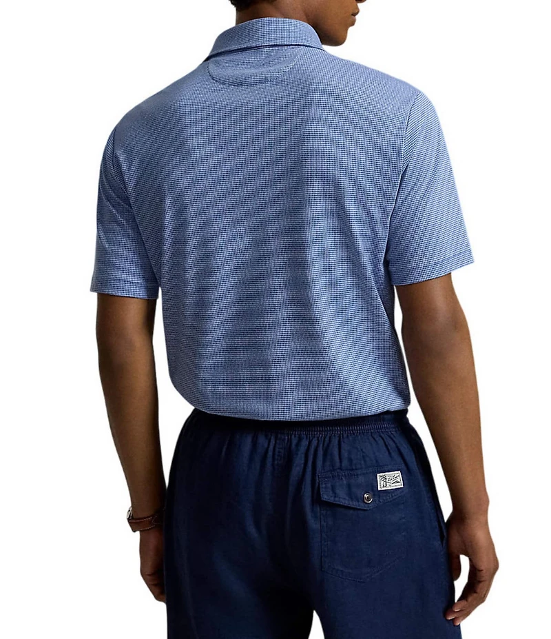 Polo Ralph Lauren Classic Fit Houndstooth Short Sleeve Polo Shirt