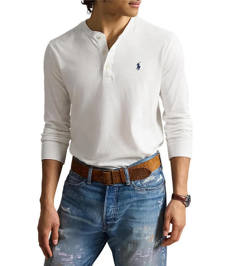Polo Ralph Lauren Classic Fit Jersey Henley Shirt