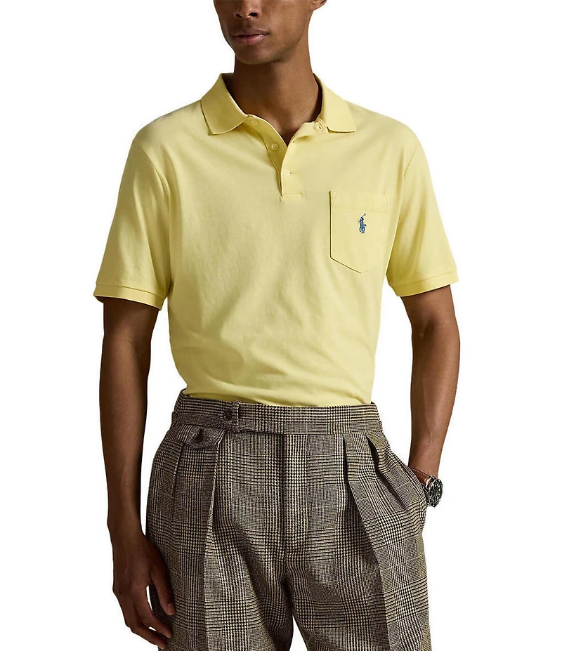 Polo Ralph Lauren Classic Fit Jersey Pocket Short Sleeve Polo Shirt