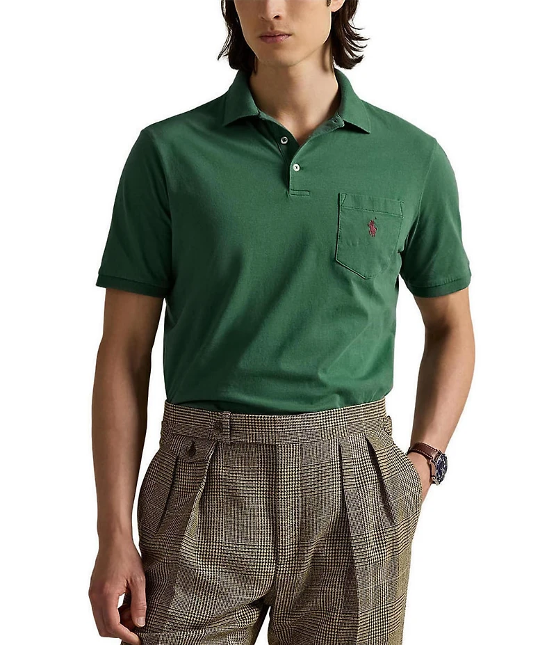 Polo Ralph Lauren Classic Fit Jersey Pocket Short Sleeve Polo Shirt