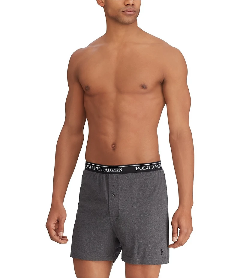 Polo Ralph Lauren Classic Fit Knit Jersey Cotton Boxer 3-Pack