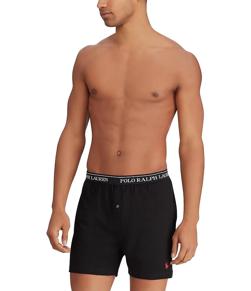 Polo Ralph Lauren Classic Fit Knit Jersey Cotton Boxer 3-Pack
