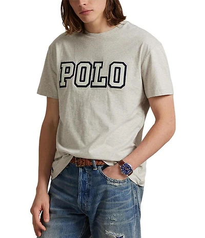 Polo Ralph Lauren Classic Fit Felt Logo Short Sleeve T-Shirt