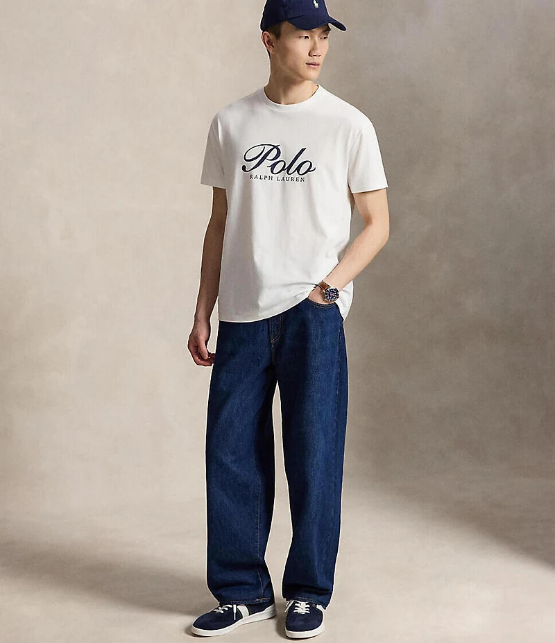 Polo Ralph Lauren Classic Fit Cursive Logo Jersey Short Sleeve T-Shirt
