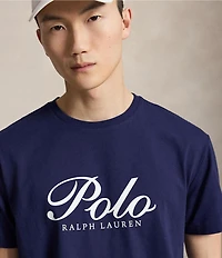 Polo Ralph Lauren Classic Fit Cursive Logo Jersey Short Sleeve T-Shirt