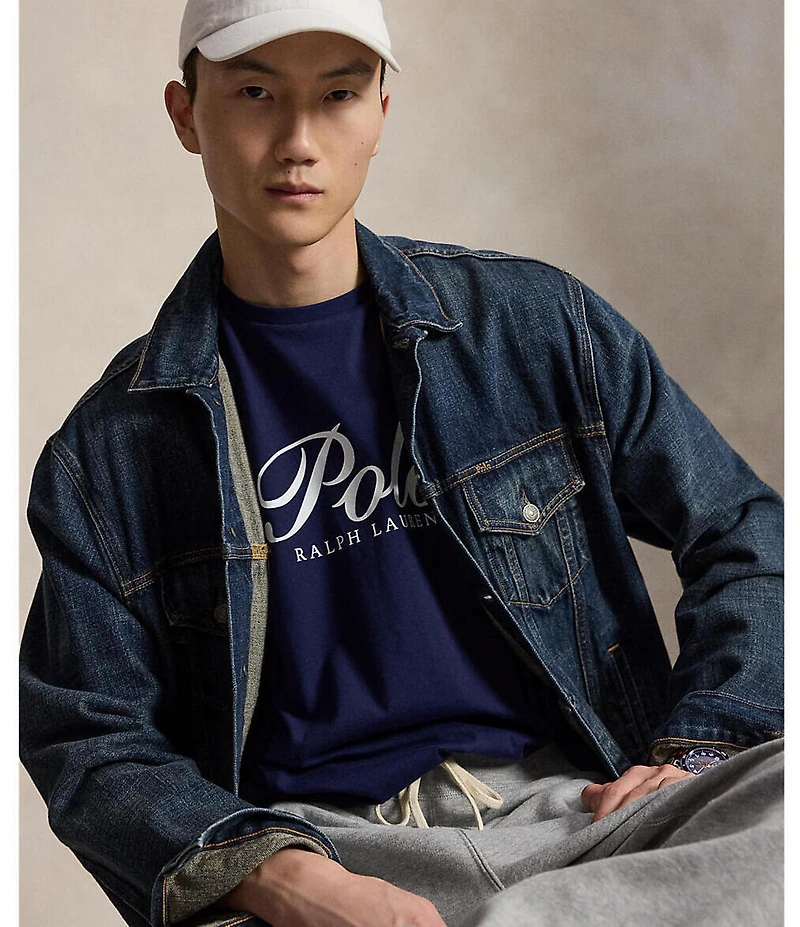 Polo Ralph Lauren Classic Fit Cursive Logo Jersey Short Sleeve T-Shirt