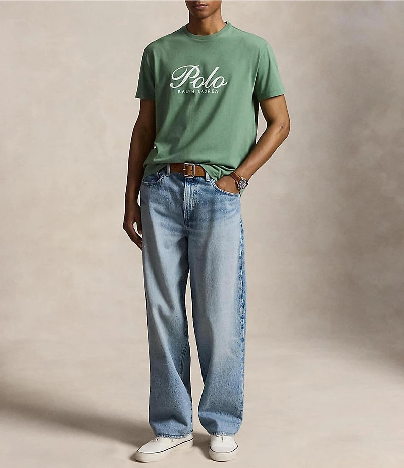 Polo Ralph Lauren Classic Fit Cursive Logo Jersey Short Sleeve T-Shirt