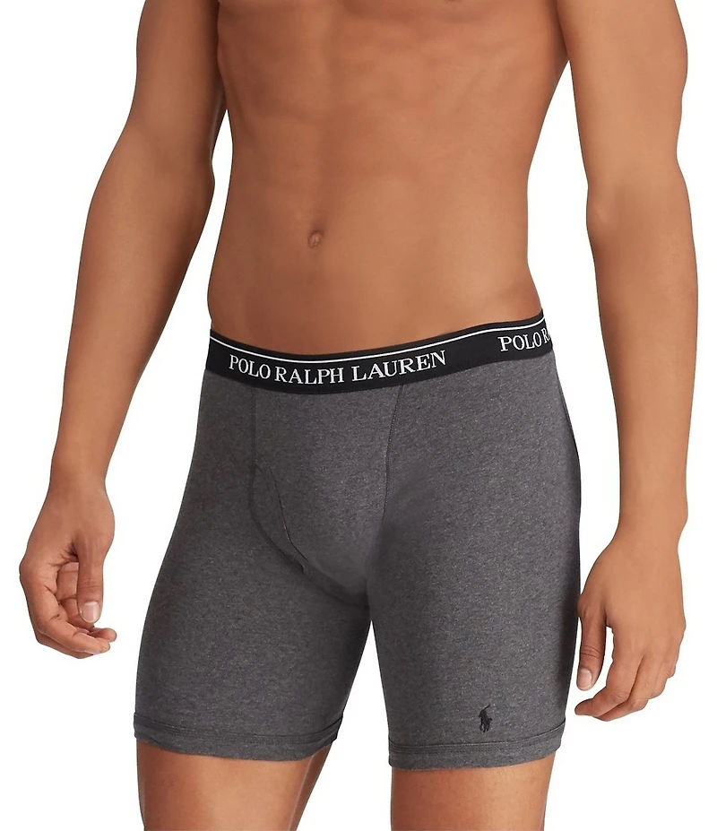 Polo Ralph Lauren Classic Fit Long Leg Boxer Briefs 3-Pack
