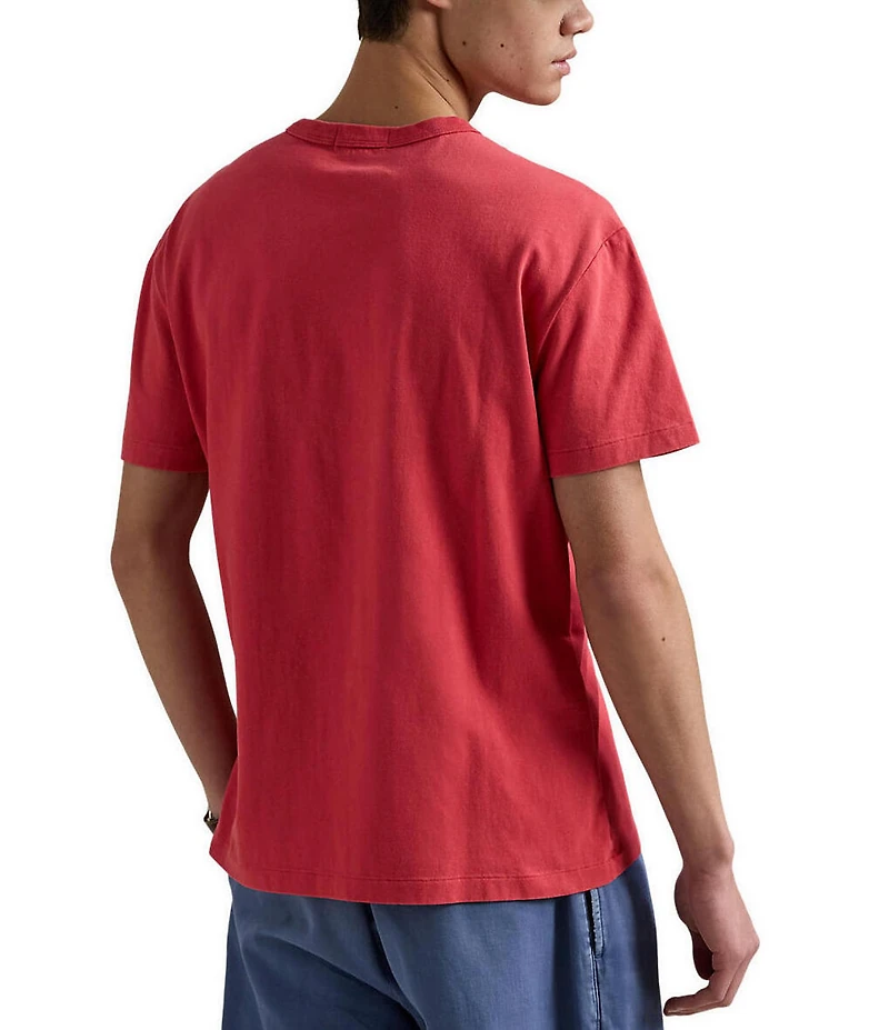 Polo Ralph Lauren Classic Fit Madras-Logo Jersey Short Sleeve T-Shirt