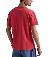 Polo Ralph Lauren Classic Fit Madras-Logo Jersey Short Sleeve T-Shirt