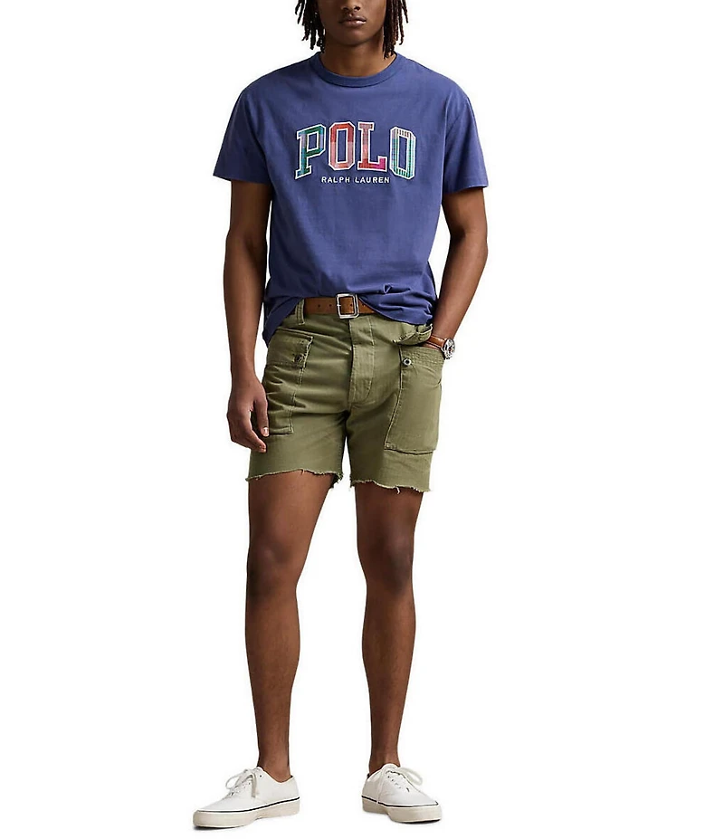 Polo Ralph Lauren Classic Fit Madras-Logo Jersey Short Sleeve T-Shirt
