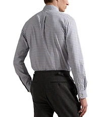 Polo Ralph Lauren Classic Fit Medium Plaid Twill Long Sleeve Woven Shirt