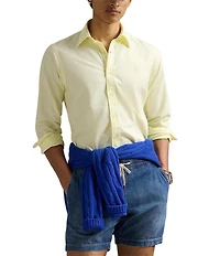 Polo Ralph Lauren Classic Fit Mineral-Dyed Oxford Long Sleeve Woven Shirt
