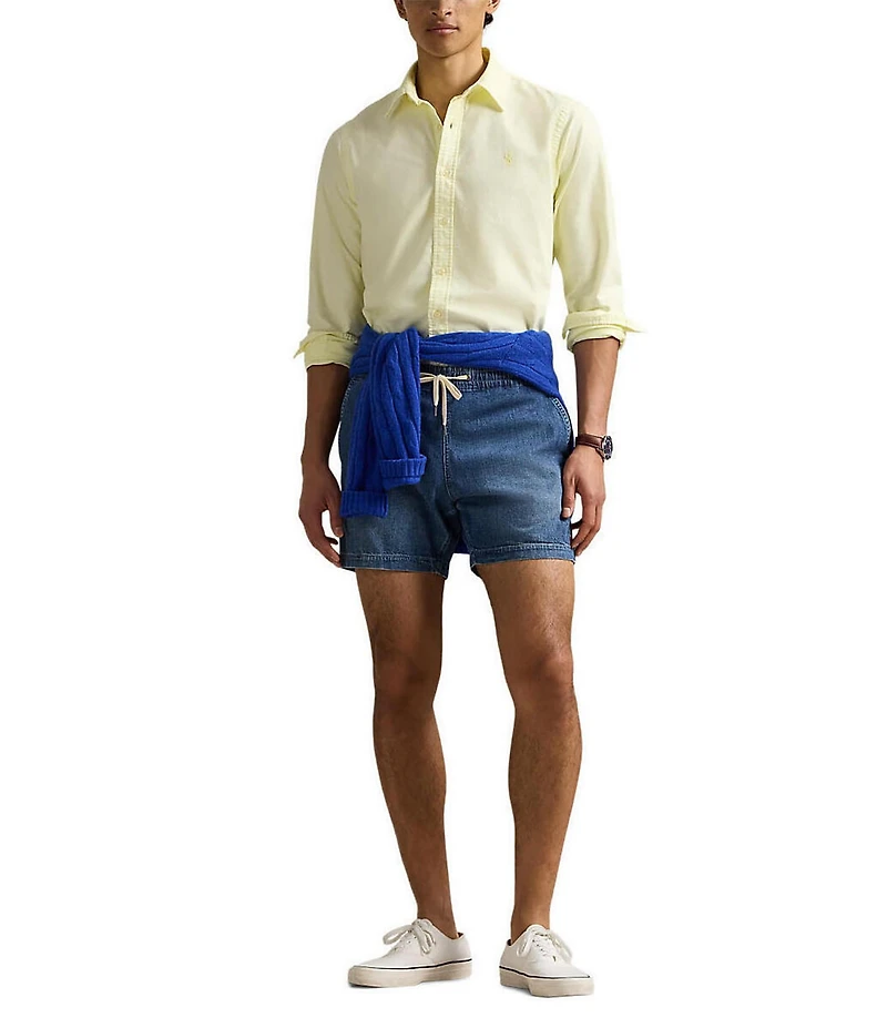 Polo Ralph Lauren Classic Fit Mineral-Dyed Oxford Long Sleeve Woven Shirt