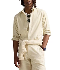Polo Ralph Lauren Classic Fit Mineral-Dyed Oxford Long Sleeve Woven Shirt