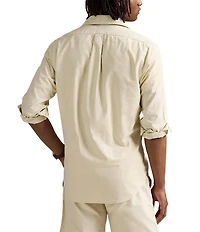 Polo Ralph Lauren Classic Fit Mineral-Dyed Oxford Long Sleeve Woven Shirt
