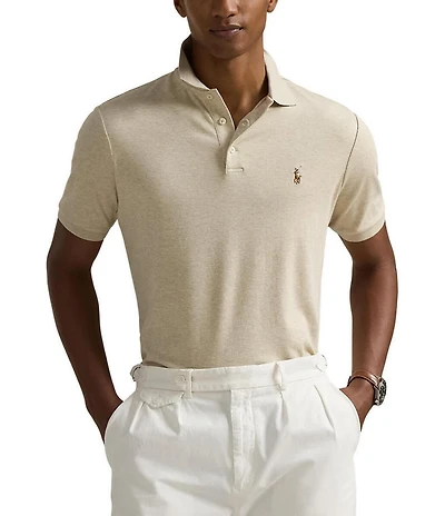 Polo Ralph Lauren Classic Fit Multicolored Pony Soft Cotton Short Sleeve Polo Shirt