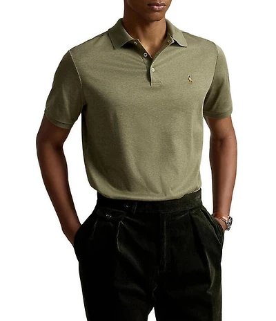 Polo Ralph Lauren Classic Fit Multicolored Pony Soft Cotton Short Sleeve Polo Shirt