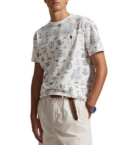 Polo Ralph Lauren Classic Fit Nautical Jersey Short Sleeve T-Shirt