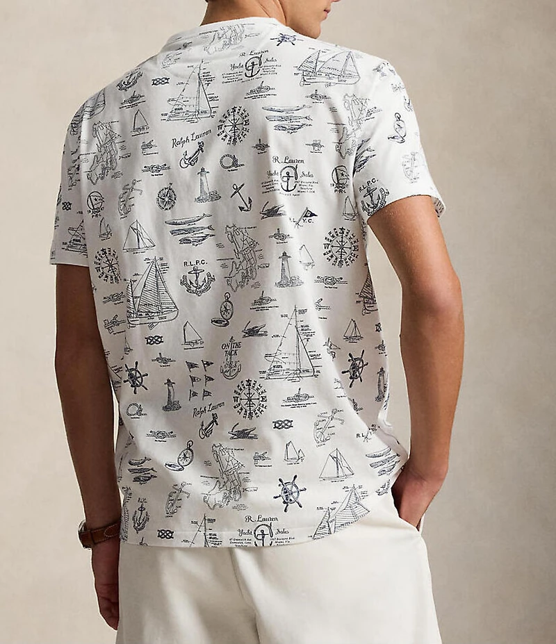 Polo Ralph Lauren Classic Fit Nautical Jersey Short Sleeve T-Shirt