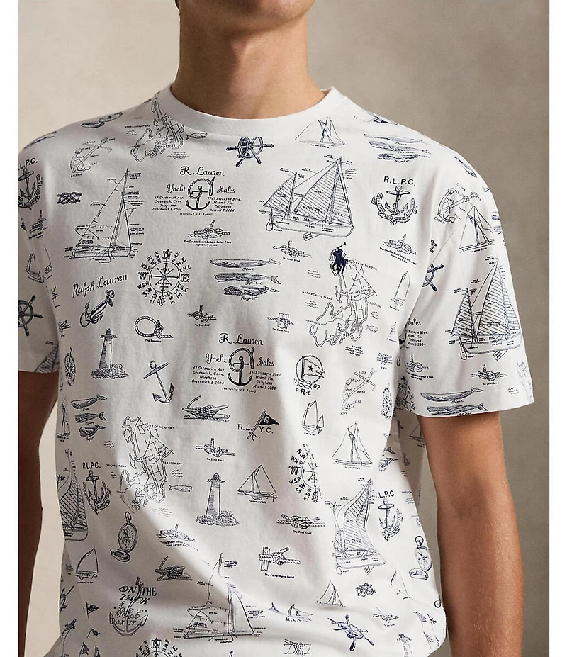 Polo Ralph Lauren Classic Fit Nautical Jersey Short Sleeve T-Shirt