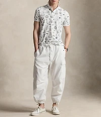 Polo Ralph Lauren Classic Fit Nautical Print Short Sleeve Polo Shirt