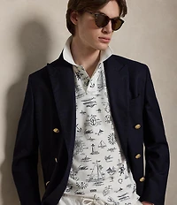 Polo Ralph Lauren Classic Fit Nautical Print Short Sleeve Polo Shirt