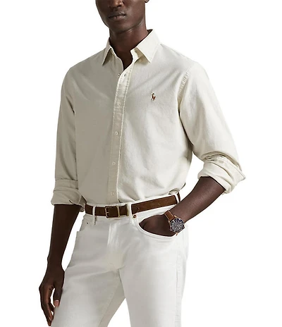 Polo Ralph Lauren Classic-Fit Oxford Long-Sleeve Woven Shirt