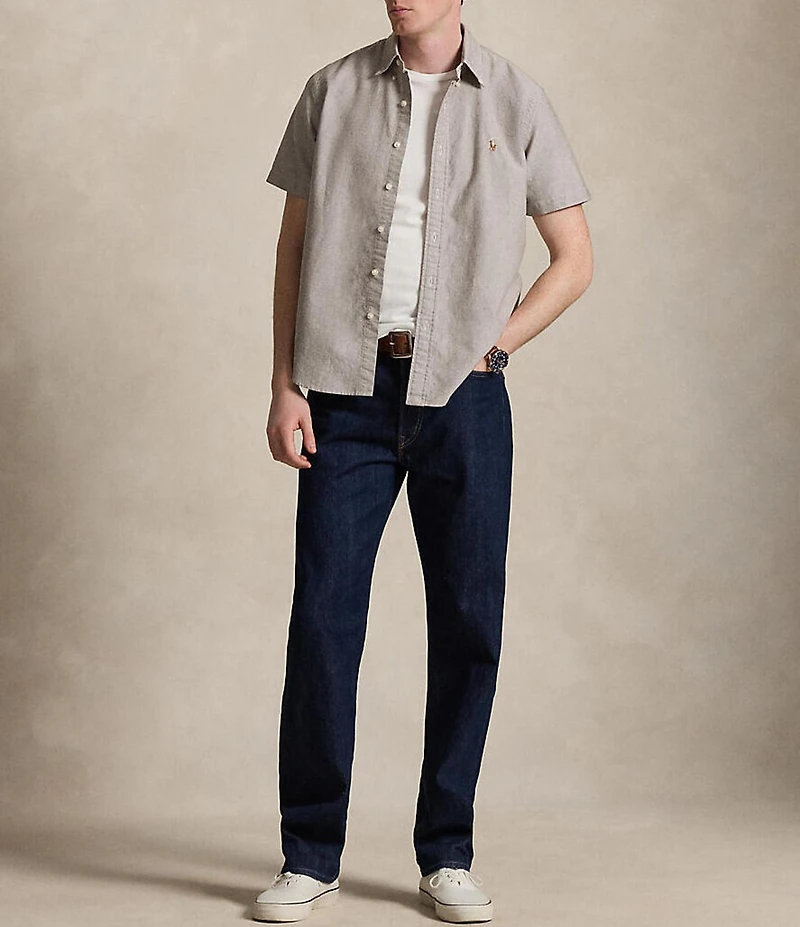 Polo Ralph Lauren Classic Fit Oxford Short Sleeve Woven Shirt