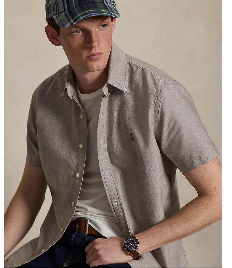 Polo Ralph Lauren Classic Fit Oxford Short Sleeve Woven Shirt