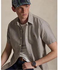 Polo Ralph Lauren Classic Fit Oxford Short Sleeve Woven Shirt