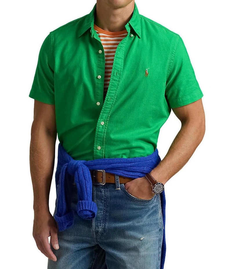 Polo Ralph Lauren Classic Fit Oxford Short Sleeve Woven Shirt