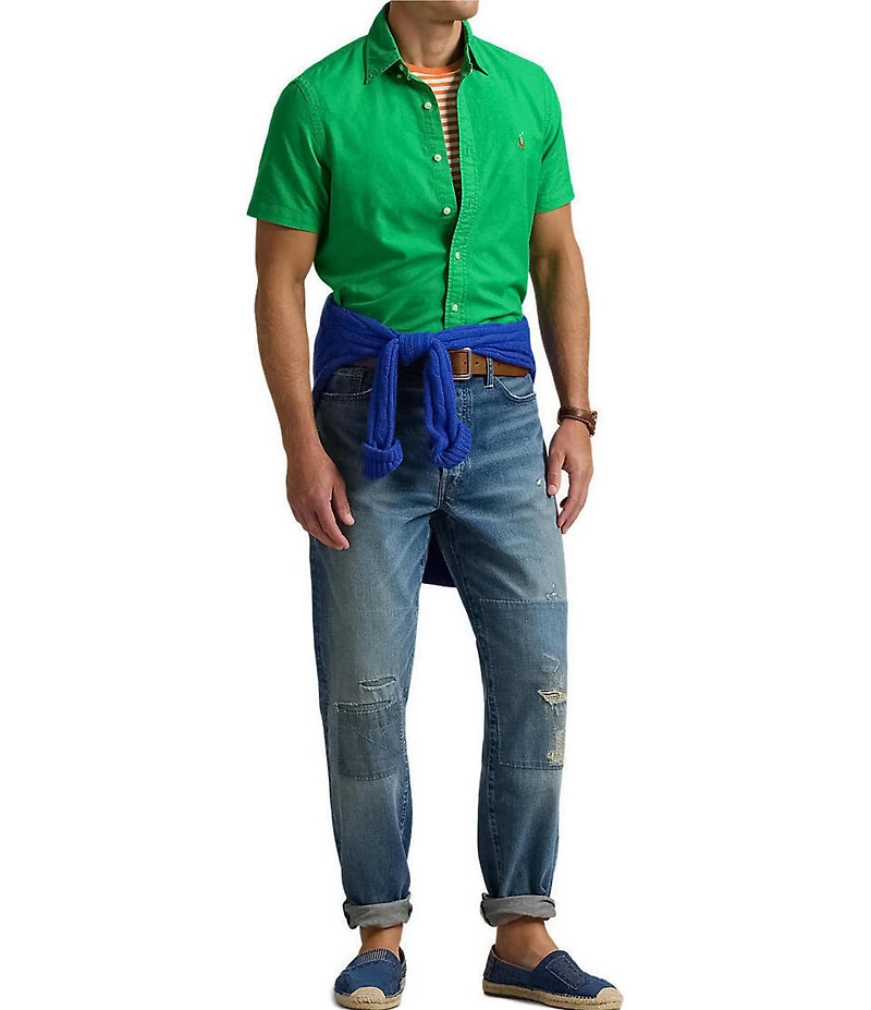 Polo Ralph Lauren Classic Fit Oxford Short Sleeve Woven Shirt