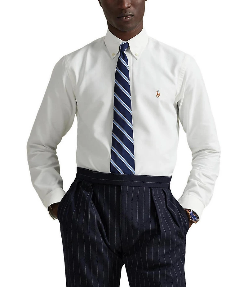 Polo Ralph Lauren Solid Classic Fit Performance Stretch Oxford Long Sleeve Woven Shirt