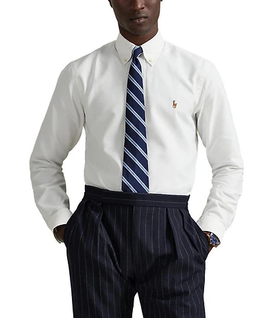 Polo Ralph Lauren Solid Classic Fit Performance Stretch Oxford Long Sleeve Woven Shirt