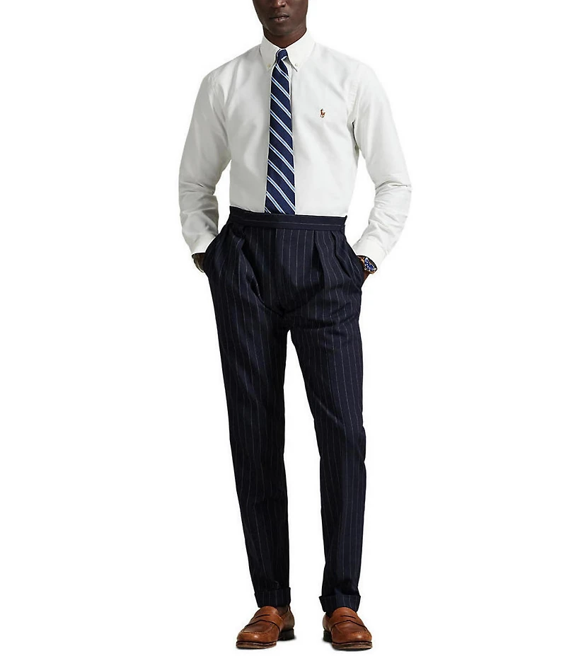 Polo Ralph Lauren Solid Classic Fit Performance Stretch Oxford Long Sleeve Woven Shirt