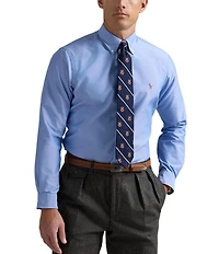 Polo Ralph Lauren Solid Classic Fit Performance Stretch Oxford Long Sleeve Woven Shirt