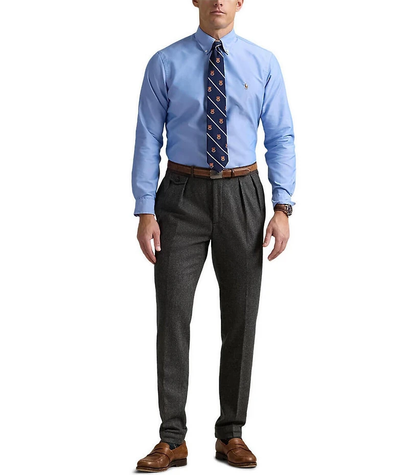 Polo Ralph Lauren Solid Classic Fit Performance Stretch Oxford Long Sleeve Woven Shirt