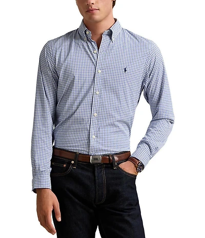 Polo Ralph Lauren Classic Fit Performance Stretch Twill Long Sleeve Woven Shirt
